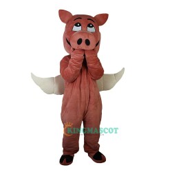 Flying Pig Swine Cartoon Uniform, Flying Pig Swine Cartoon Mascot Costume