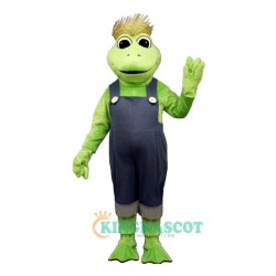 Frog Legs with Hat and Overalls Uniform, Frog Legs with Hat and Overalls Mascot Costume