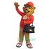 Glasses Gopher Uniform, Glasses Gopher Mascot Costume