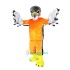 Gery Eagle Hawk Falcon Cartoon Uniform, Gery Eagle Hawk Falcon Cartoon Mascot Costume