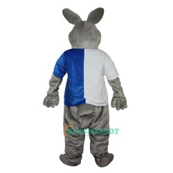 Gray Rabbit Cartoon Uniform, Gray Rabbit Cartoon Mascot Costume