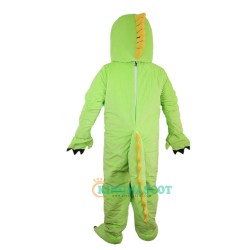Green Dinosaur Uniform, Green Dinosaur Mascot Costume