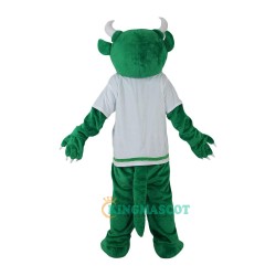 Green Monster Demon Devil Cartoon Uniform, Green Monster Demon Devil Cartoon Mascot Costume