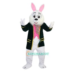 Green Suit Easter Bunny Uniform, Green Suit Easter Bunny Mascot Costume