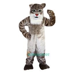 Grey Cat Cartoon Uniform, Grey Cat Cartoon Mascot Costume