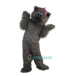 Grey Cat Cartoon Uniform, Grey Cat Cartoon Mascot Costume