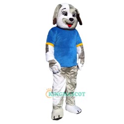 Grey Dog Cartoon Uniform, Grey Dog Cartoon Mascot Costume