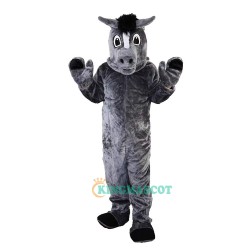 Grey Horse Cartoon Uniform, Grey Horse Cartoon Mascot Costume
