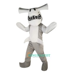 Grey Shark Tiger Shark Cartoon Uniform, Grey Shark Tiger Shark Cartoon Mascot Costume