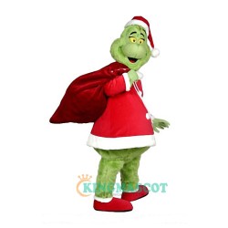 Grinch Uniform, Grinch Mascot Costume