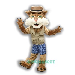 Handsome Cat Uniform, Handsome Cat Mascot Costume