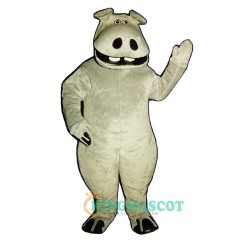 Hippie Hippo Uniform, Hippie Hippo Mascot Costume
