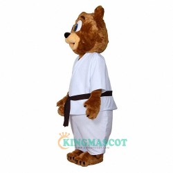 Karate bear Uniform, Karate bear Mascot Costume