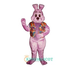 Lavender Louie Vest Uniform, Lavender Louie Vest Mascot Costume