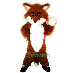 Long Hairy Fox Cartoon Uniform, Long Hairy Fox Cartoon Mascot Costume