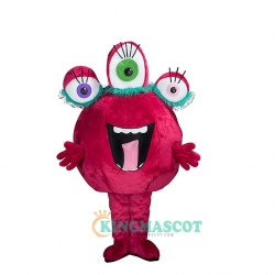 Pink martian Uniform, Pink martian Mascot Costume