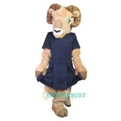 College Ram Uniform, College Ram Mascot Costume