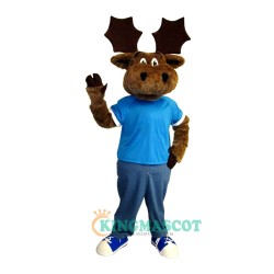 Friendly Moose Uniform, Friendly Moose Mascot Costume