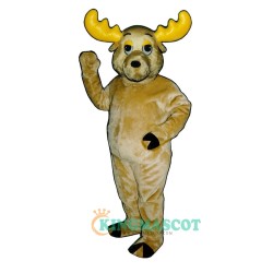 Morty Moose Uniform, Morty Moose Mascot Costume