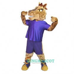 College Power Mustang Uniform, College Power Mustang Mascot Costume
