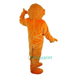 Orange Bear Uniform, Orange Bear Mascot Costume