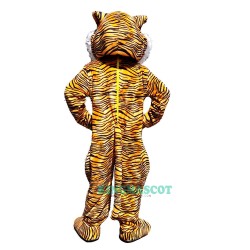 Orange Striped Tiger Cartoon Uniform, Orange Striped Tiger Cartoon Mascot Costume