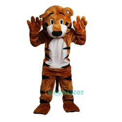 Orange Tiger Cartoon Uniform, Orange Tiger Cartoon Mascot Costume
