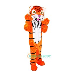Orange Tiger Cartoon Uniform, Orange Tiger Cartoon Mascot Costume