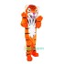Orange Tiger Cartoon Uniform, Orange Tiger Cartoon Mascot Costume