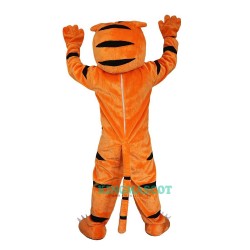 Orange Tiger Cartoon Uniform, Orange Tiger Cartoon Mascot Costume