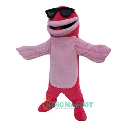 Pink shark Dolphin Uniform, Pink shark Dolphin Mascot Costume