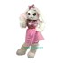 Pink white rabbit Uniform Easter Bunny Uniform, Pink white rabbit Costume Easter Bunny Mascot Costume