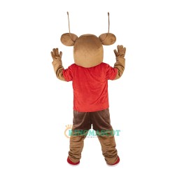Pismire Ant Emmet Cartoon Uniform, Pismire Ant Emmet Cartoon Mascot Costume