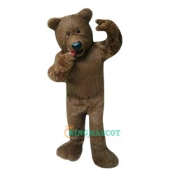 Plush Brown Bear Cartoon Uniform, Plush Brown Bear Cartoon Mascot Costume