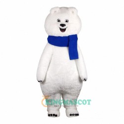 Polar Bear Uniform, Polar Bear Mascot Costume
