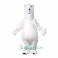 Polar Bear Uniform, Polar Bear Mascot Costume