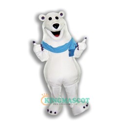 Polar Bear Uniform, Polar Bear Mascot Costume