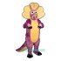 Purple Triceratops Uniform, Purple Triceratops Mascot Costume