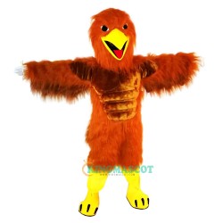 Red Brown Eagle Cartoon Uniform, Red Brown Eagle Cartoon Mascot Costume