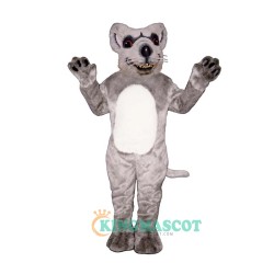 Red Eyed Rat Uniform, Red Eyed Rat Mascot Costume