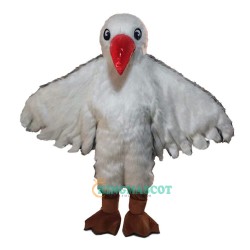 Red Mouth Seagull Cartoon Uniform, Red Mouth Seagull Cartoon Mascot Costume