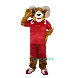 Antelope Cartoon  Uniform, Red Sport Goat