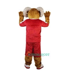 Antelope Cartoon  Uniform, Red Sport Goat