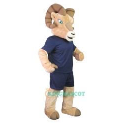 College Ram Uniform, College Ram Mascot Costume