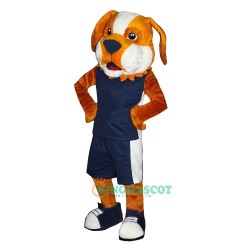 Saint Bernard Dog Uniform, Saint Bernard Dog Mascot Costume
