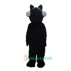 Black Wolf Uniform, Black Wolf Mascot Costume