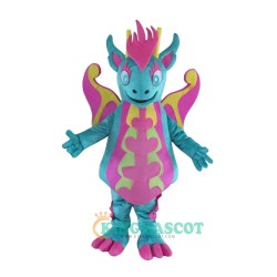 Lovely Colorful Dragon Dinosaur Uniform, Lovely Colorful Dragon Dinosaur Mascot Costume