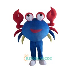 Blue Big Crab Character Uniform, Blue Big Crab Character Mascot Costume