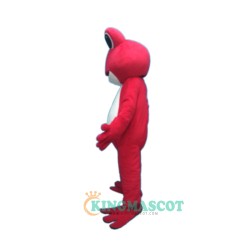 Red Frog Character Uniform, Red Frog Character Mascot Costume