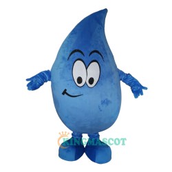 Custom Blue Water Shape Uniform, Custom Blue Water Shape Mascot Costume
